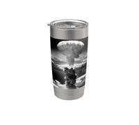 Nube atómica se eleva sobre Nagasaki Vaso térmico de acero inoxidable de doble pared