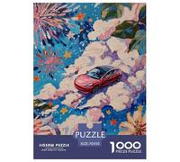 Nube Blanca Road Puzzles Imposible,desafío for Adults Interesante Juego EduGatoivo 1000 Piezas Obra De Arte De Juego De para Adultos, Regalos A Partir De 14 Años 70x50cm/1000pcs