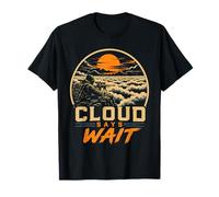 Nube Dice Espera Francotirador Paciencia Espera tactica Camiseta