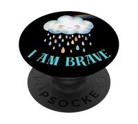 Nube Lindo Regalo para Bravery I'm Brave PopSockets PopGrip Adhesivo