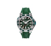 Nubeo Manta - Reloj automático de edición limitada para hombre de 50 mm con correa de silicona NB-6120, Verde coral