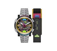 Nubeo Orion NB-6110-44 - Reloj automático de edición limitada Nightfall Nexus para hombre de 50 mm con pulsera de acero inoxidable sólido, Nightfall Nexus