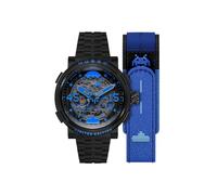 Nubeo Orion - Reloj automático de edición limitada para hombre de 50 mm con pulsera de acero inoxidable sólido NB-6110, Cosmic Shadow