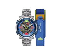 Nubeo Orion - Reloj automático de edición limitada para hombre de 50 mm con pulsera de acero inoxidable sólido NB-6110, Azul galáctico