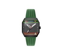 Nubeo Reloj automático Atari 2600 de 42 mm para hombre, edición limitada con correa de goma NB-6123, Arcade Forest