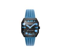 Nubeo Reloj automático Atari Asteroids 2600 de 42 mm para hombre, edición limitada con correa de goma NB-6112, Noche de nebulosa