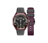 Nubeo Reloj automático Skylab de 48 mm para hombre con pulsera de acero inoxidable sólido NB-6083, Correa