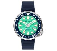 Nubeo Reloj para hombre Ventana Automatic Limited Edition de 50 mm con correa de silicona NB-6102, turquesa