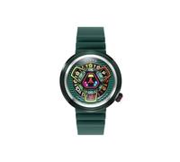 Nubeo Ventana Reloj automático Atari Gamestation Pro para hombre con correa de goma 48 mm NB-6125, pulsera