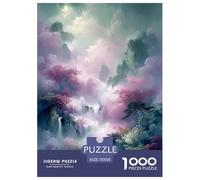 Nubes Coloridas Puzzle De 1000 Piezas 70x50cm/1000pcs Cascada fantástica Juego Relajante Creativo con Educación Y Decoración Hogareña Regalo Universal para Todos