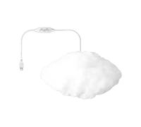 Nubes LED para pared, sincronización de música USB, nube multicolor decorativa, luces LED ambientales, para sala de estar, estudio, sala de juegos, sótano, garaje, apartamento, dormitorio, fotografía