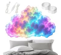 Nubes LED para techo - Juego de decoración de lámpara USB Thundercloud - Luz de música ambiental - para dormitorio, hogar, oficina, , festival, celebración, fotografía, escritorio