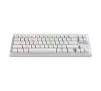 Nubi NK68 HE White - Teclado para juegos con cable efecto Hall (inglés US - ANSI)