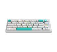 Nubi nk68 pro white - teclado mecánico inalámbrico para juegos (ingl