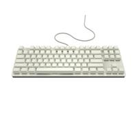 Nubi NK87 White - Teclado mecánico para juegos con cable (inglés US - ANSI)
