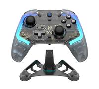 nubia RedMagic Mando PC Inalambrico con Base de Carga - Hall Joystick- Hall Trigger- Controlador de Juegos con RGB Luz- 860 mAh Batería Recargable- Turbo para PC/Switch/Móvil/Tableta- Gamepad