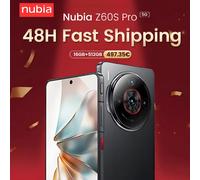 Nubia-teléfono inteligente Z60S Pro, smartphone con Snapdragon 8 Gen 2, batería de 5100mAh, pantalla de 6,78 pulgadas, 120Hz, cámara de 50MP, Ia teleobjetivo, versión Global, NFC, 5G Black