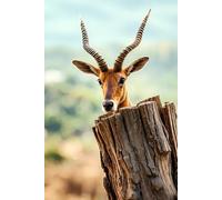 Nubian Ibex Encounter Journal: a DOT GRID notebook for self-expression