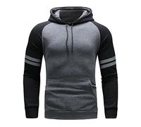 NuBlend - Ropa térmica deportiva de forro polar para hombre, mezcla de algodón, tallas S, 3X, sudadera La Coste, 3-negro, XL