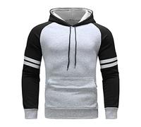 NuBlend - Sudadera con capucha de invierno para hombre, mezcla de algodón, tallas S, 3X, C-Grey, M