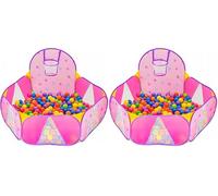 NUBUNI Piscina De Bolas para Bebes De 1 Año Niños | Parque De Bolas | Mini Canasta Baloncesto Habitación G (Paquete de 2)