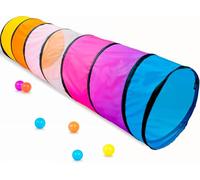 NUBUNI Tunel Plegable para Niños 180 cm : Tunel Infantil : Tunel para niños : Tunel Niños : Túnel : Tunel psicomotricidad : Hawaii Sunset B