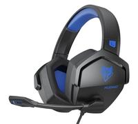 NUBWO N16 Auriculares con Cable - Micrófono con Cancelación de Ruido, Sonido Estéreo y Diseño Cómodo para PS5, PS4, XboxOne, NS, PC, Computadora Portátil y Mac - Azules