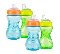 Nuby 2 piezas sin derrames Easy Grip Trainer Cup 10 oz Color Varies (4 Piece)