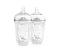 Nuby 360 Comfort - Botella de silicona (2 unidades) Talla:8 ounce