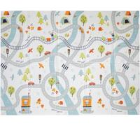 Nuby Alfombra de Juego Plegable Reversible, fácil de Limpiar, Reversible, Impermeable, Adecuada Desde el Nacimiento (Carretera)