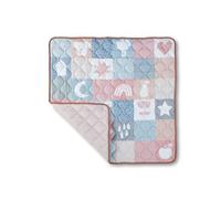 Nuby Alfombra de juegos acolchada para bebé - Alfombra acolchada antideslizante | Adecuado desde el nacimiento | Lavable a máquina | 127 x 127 cm (parches)
