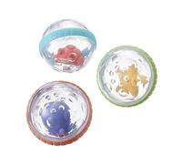 Nuby Bubbly Buds - Juguetes Flotantes de Baño | Juguete de Baño | Pack de 3 | 6+ Meses