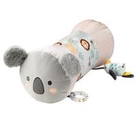 Nuby Cojín Tummy Time Animal Adventures - Soporte para el Tiempo Boca Abajo - Juguetes sensoriales - Espejo Seguro para bebés - Peluche - Desde el Nacimiento