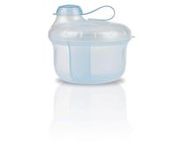 Nuby Dispensador de fórmula en polvo, 3 compartimentos, azul