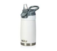 Nuby Flip-It Botella Térmica de Acero Inoxidable, 300 ml, +18 Meses, Blanco