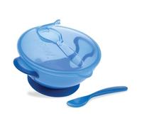Nuby ID5419 - Bol con ventosa, cuchara y tapa