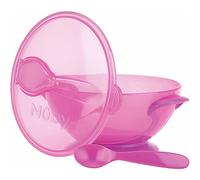 Nûby ID5419PINK - Bol con ventosa y tapa