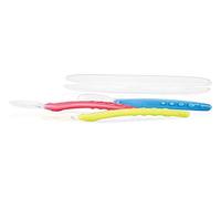 Nuby Id5555 - Cuchara de Silicona con Estuche Higiénico
