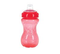 Nuby ID890 - Vaso con boquilla que no derrama, 6 + meses, colores aleatorios