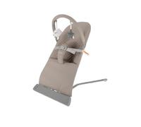 Nuby Musical Moves - Silla mecedora para bebé, 2 posiciones reclinables, música y vibración, barra de juguete, funda lavable a máquina, apta desde el nacimiento hasta 15 kg