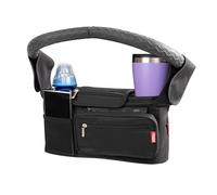 Nuby Organizador Carrito Bebé Deluxe, Bolsillo Extraíble y Portavasos