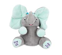 NUBY PEEK A BOO Friends Animati Plushy Plush with Music and Interactive Play Baby Elephant