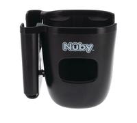 Nuby Portavasos con Soporte para teléfono | Ajuste Universal | Fijación Segura | Rotación de 360° | Posición Ajustable