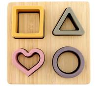 Nûby Puzle Silicona y Madera +6m