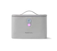 Nuby RapidSterilise - Esterilizador de biberón UV de sobremesa, ciclo de esterilización de 3 minutos | Solución esterilizadora eléctrica UV rápida y eficaz | Mata el 99,9% de los gérmenes (gris)