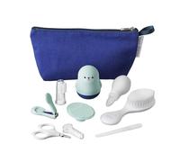 Nuby – Kit de baño para bebé con 8 accesorios, bolsa de viaje y forro impermeable