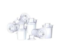 Nuby Set de 6 dispensadores de leche en polvo para bebé - Fácil de verter | Listos para viajar | Compatibles con la mayoría de biberones, incluido RapidCool