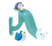 Nuby Splash ‘N Slide - Juguete de Baño para Bebé - Tobogán de Animales Polares - Fácil de Montar - Estimula la Coordinación Ojo-Mano de los Pequeños - Ideal para +18 Meses