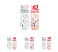 Nuby Super Flip - Botella de agua - antiderrames - activa para bebés pequeños - 540 ml - asa de transporte- flujo libre - apta para lavavajillas y esterilizador - vaso adecuado para más de 18 meses