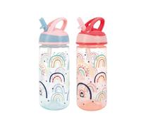 Nuby Super Flip - Botella de agua - antiderrames - activa para bebés pequeños - 540 ml - asa de transporte- flujo libre - apta para lavavajillas y esterilizador - vaso adecuado para más de 18 meses